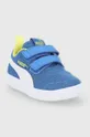 Puma buty dziecięce Courtflex v2 371759 niebieski