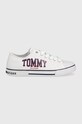 Дитячі кеди Tommy Hilfiger синтетичний білий T3X4.32208.