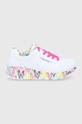 bianco Skechers scarpe per bambini Bambini