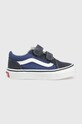 Vans tenisówki dziecięce skóra zamszowa niebieski VN000VHENWD1