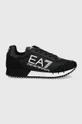 czarny EA7 Emporio Armani sneakersy dziecięce XSX024.XOT56.A120 Dziecięcy