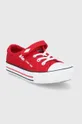 Παιδικά πάνινα παπούτσια Lee Cooper κόκκινο