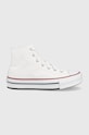 Converse teniși copii Chuck Taylor Star Lift plată alb 272856C