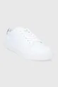 Calvin Klein - Δερμάτινα παπούτσια λευκό