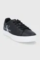 Δερμάτινα παπούτσια Calvin Klein Jeans μαύρο