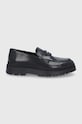 Vagabond mocassini in pelle JAMES pelle fiore nero 508060420