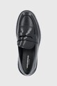Vagabond Shoemakers Mokasyny skórzane JAMES czarny 508060420