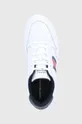 λευκό Δερμάτινα παπούτσια Tommy Hilfiger
