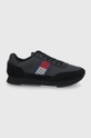 czarny Tommy Hilfiger Buty Męski