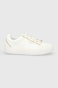Guess buty imitacja skóry licowej biały FM5VIZ.ELE12.WHT