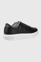 Armani Exchange bőr sportcipő fekete