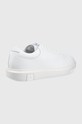 Kožená obuv Armani Exchange XUX123.XV534.00152 biela SS22