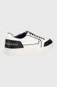 Armani Exchange sneakersy skórzane XUX135.XV561.K599 biały