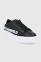 Karl Lagerfeld Buty skórzane MAXI KUP KL52225.001 czarny SS22