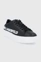 Karl Lagerfeld - Δερμάτινα παπούτσιαMAXI KUP μαύρο
