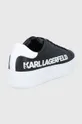 Kožená obuv Karl Lagerfeld  MAXI KUP  Zvršok: Prírodná koža Vnútro: Syntetická látka Podrážka: Syntetická látka