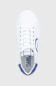 biały Karl Lagerfeld buty skórzane KAPRI MENS KL52539A.01B