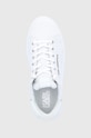 Kožené boty Karl Lagerfeld Kapri Mens bílá KL52549.011