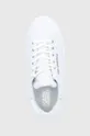 biały Karl Lagerfeld buty skórzane KAPRI MENS KL52549.011