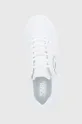 biały Karl Lagerfeld buty skórzane MAXI KUP KL52239.011
