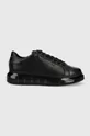 μαύρο Δερμάτινα αθλητικά παπούτσια Karl Lagerfeld Kapri Kushion Ανδρικά