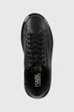 Кожени маратонки Karl Lagerfeld Kapri Kushion черен KL52625.00X
