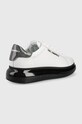 Kožené boty Karl Lagerfeld Kapri Kushion KL52625.010 bílá SS22
