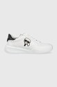 Kožené tenisky Karl Lagerfeld Kapri Run bílá KL52830.011