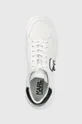 biały Karl Lagerfeld sneakersy skórzane KAPRI RUN KL52830.011