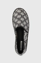 szary Karl Lagerfeld espadryle KAMINO KL70109.HL0