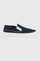 Πάνινα παπούτσια Levi's Decon Slip On σκούρο μπλε