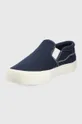 σκούρο μπλε Πάνινα παπούτσια Levi's Decon Slip On