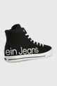 Πάνινα παπούτσια Calvin Klein Jeans μαύρο