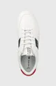 λευκό Δερμάτινα αθλητικά παπούτσια Lacoste Court-master 0121 1