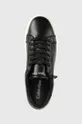 čierna Kožené tenisky Calvin Klein