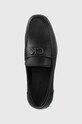 Calvin Klein mokasyny skórzane czarny HM0HM00519.BEH