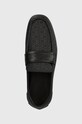 Calvin Klein mokasyny skórzane czarny HM0HM00521.00V