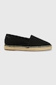 Calvin Klein espadryle Planet friendly czarny HM0HM00539.BEH