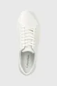 λευκό Δερμάτινα αθλητικά παπούτσια Calvin Klein