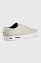 Tommy Hilfiger sneakersy skórzane FM0FM04076.PQU szary SS22