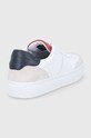 Obuwie Tommy Hilfiger buty skórzane FM0FM04019.YBR biały