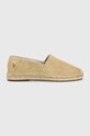 Polo Ralph Lauren espadryle zamszowe Cevio Slip beżowy 803862549002.250