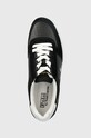 Polo Ralph Lauren sneakersy skórzane Polo Crt czarny 809834463001.001