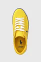 κίτρινο Πάνινα παπούτσια Polo Ralph Lauren Sayer
