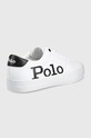 Kožená obuv Polo Ralph Lauren Longwood 816862547001.100 biela SS22
