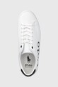 Kožená obuv Polo Ralph Lauren Longwood biela 816862547001.100