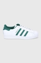 white adidas Originals leather shoes Superstar Men’s