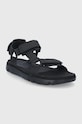 Camper sandały skórzane Oruga Sandal K100416.011 czarny SS26