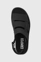 negru Camper sandale din piele intoarsa Oruga Sandal
