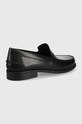 Geox Mokasyny skórzane U NEW DAMON U641ZA.C9999 czarny AW24